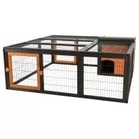 TRIXIE - Enclos en Bois avec Niche et Couverture TRIXIE - Enclos en Bois avec Niche et Couverture