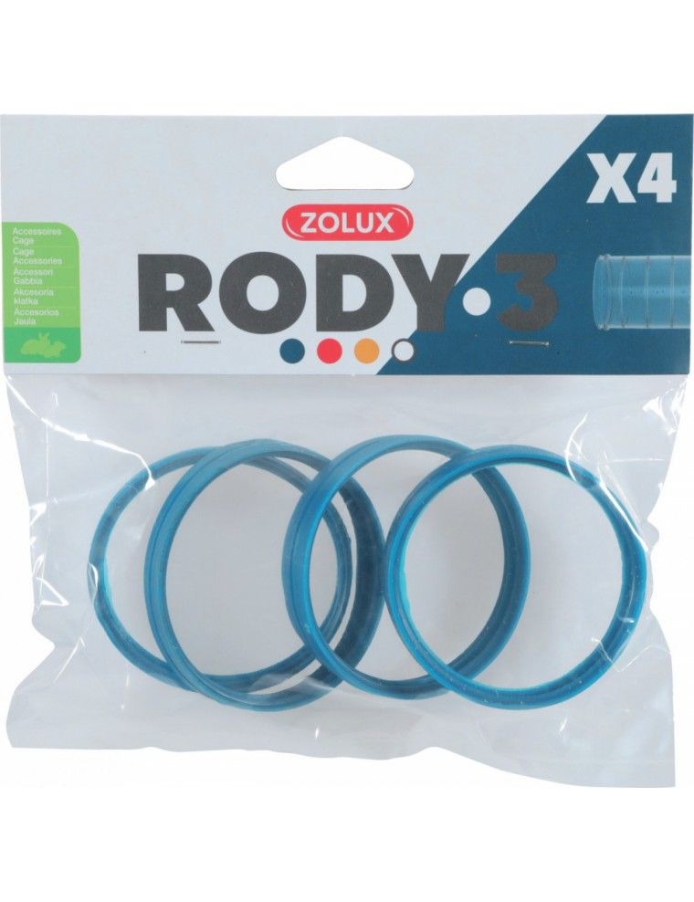 ZOLUX - Confezione da 4 anelli di collegamento estensione Rody