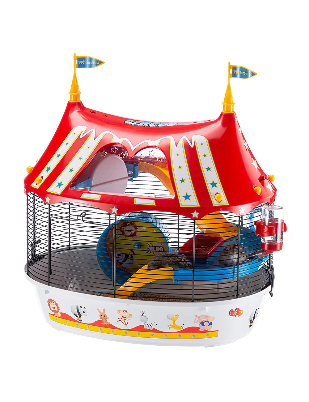 FERPLAST - Gaiola “Circus Fun” para Rato e Hamster