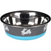 FLAMINGO - Stainless Steel Bowl for Rabbits and Rodents FLAMINGO - Stainless Steel Bowl for Rabbits and Rodents