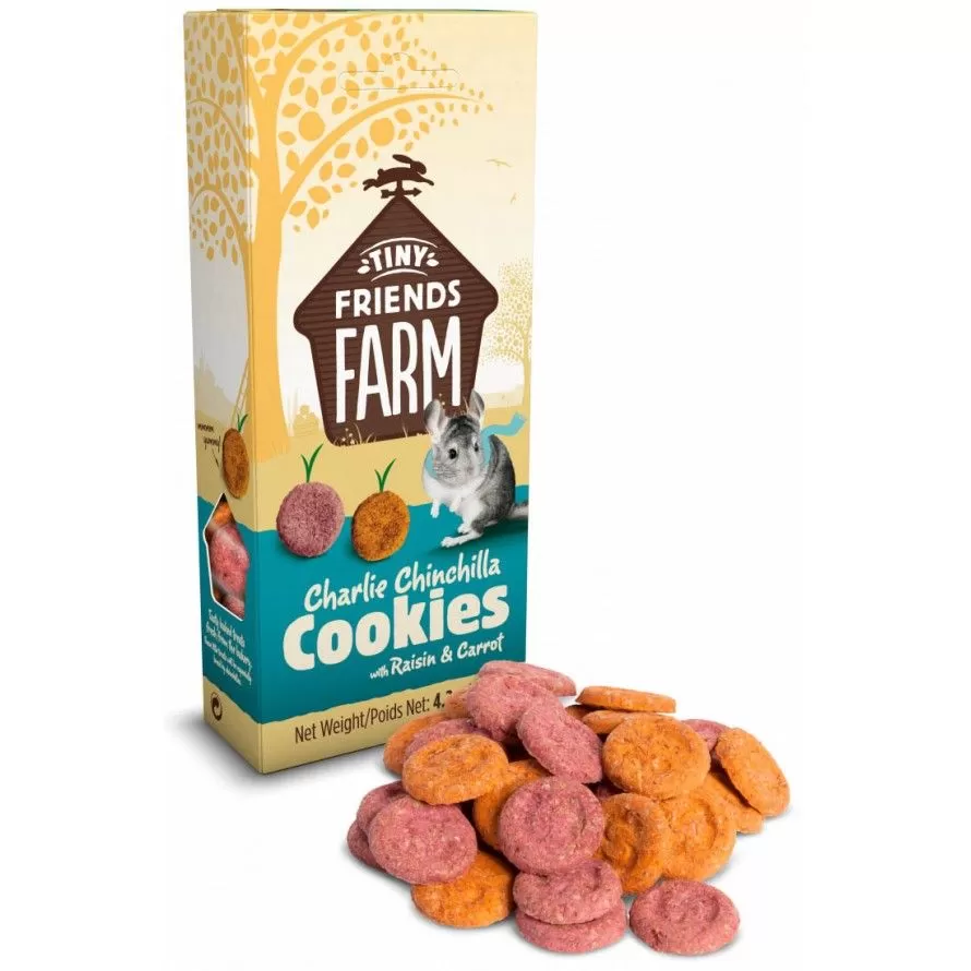 TINY FRIENDS FARM - Charlie Chinchilla Cookies TINY FRIENDS FARM - Charlie Chinchilla Cookies