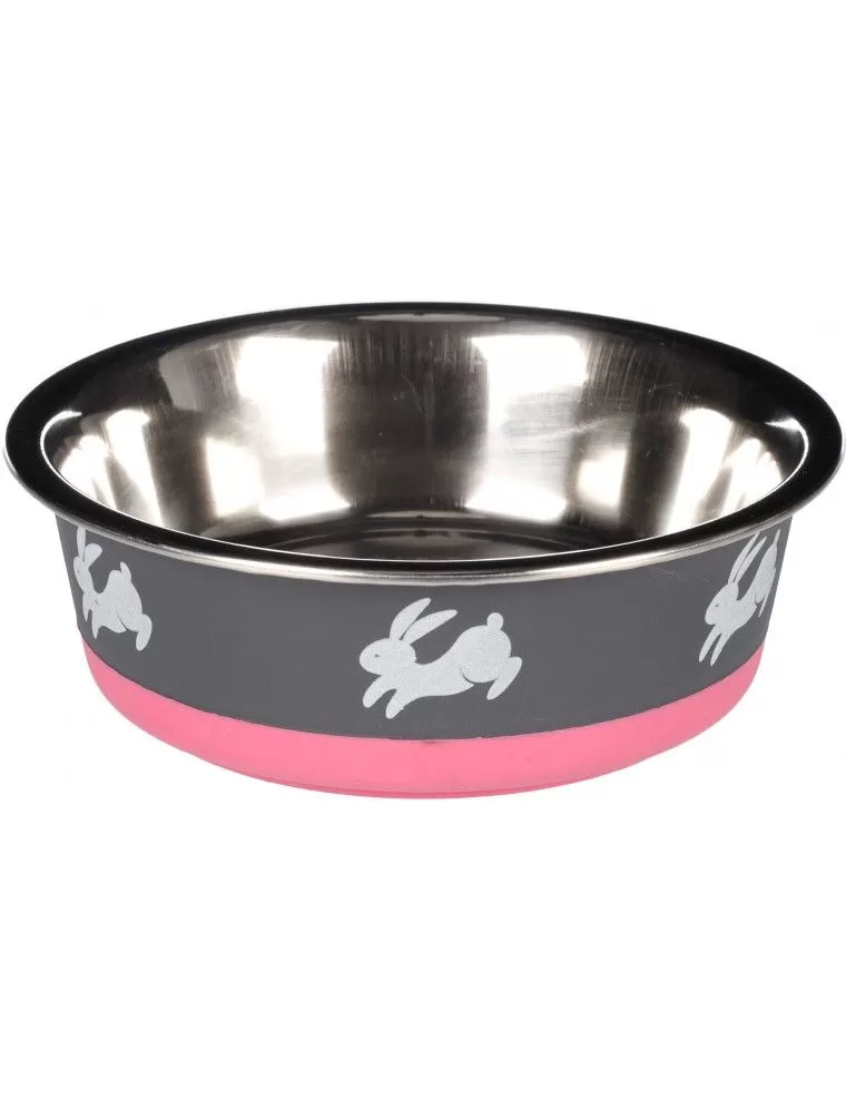 FLAMINGO - Stainless Steel Bowl for Rabbits and Rodents