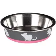 FLAMINGO - Cuenco de acero inoxidable para conejos y roedores FLAMINGO - Cuenco de acero inoxidable para conejos y roedores