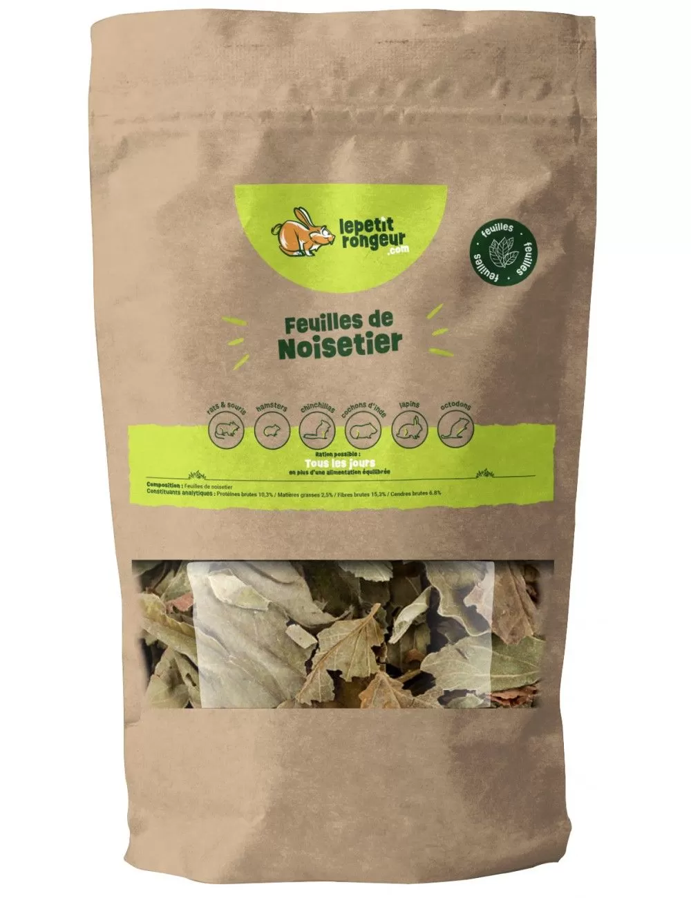 LE PETIT RONGEUR - Feuilles de Noisetier LE PETIT RONGEUR - Feuilles de Noisetier