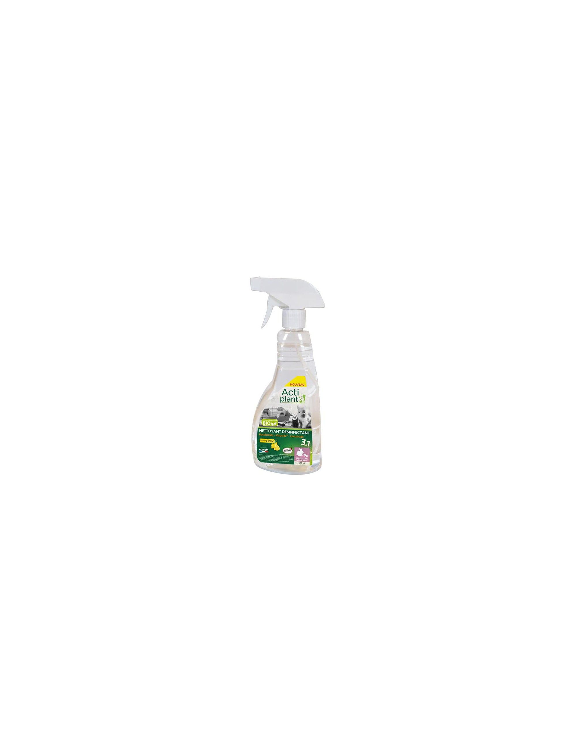 AGECOM - Actiplant' NAC - Spray nettoyant désinfectant NAC