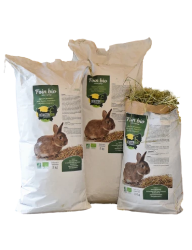 Foin Bio de Normandie en Sac Papier