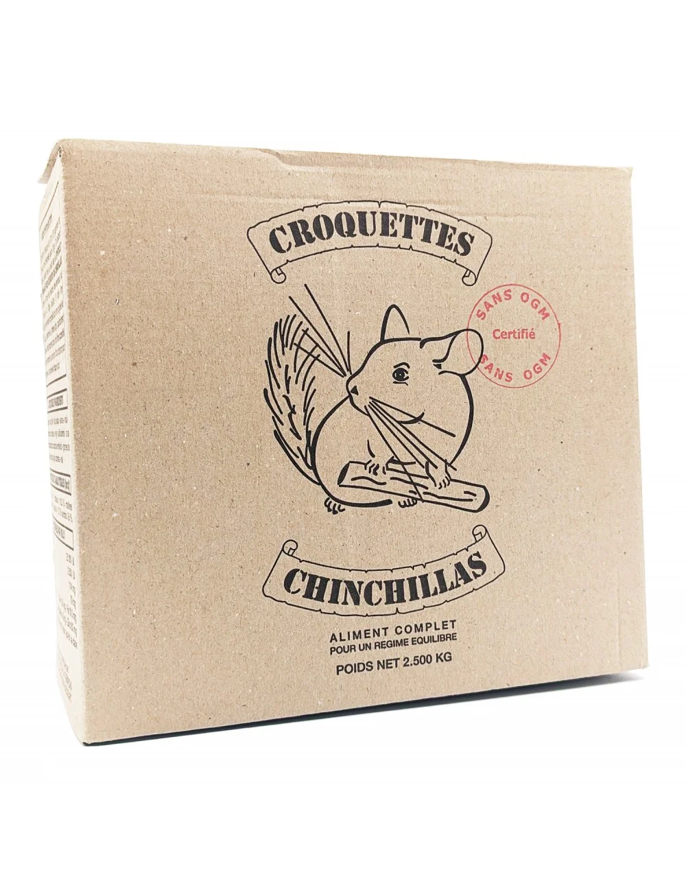 Chinchillas du Terroin - Croquettes Chinchillas 2.5kg