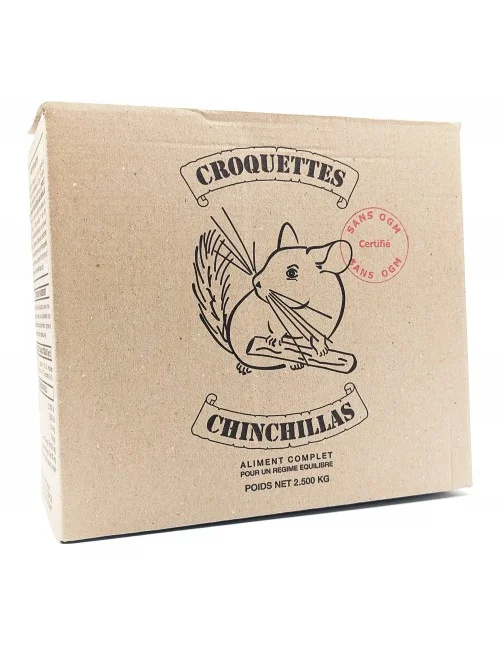 Chinchillas du Terroin - Croquettes Chinchillas 2.5kg