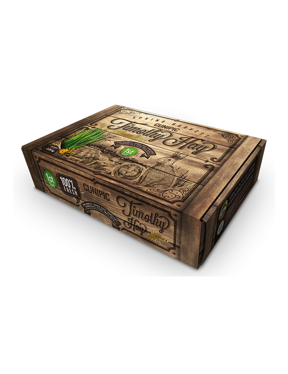 Deluxe Timothy Box – Premium Hay for Rodents and Rabbits