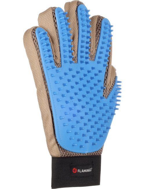 FLAMINGO- Gant de massage & Gant de pansage Mandy