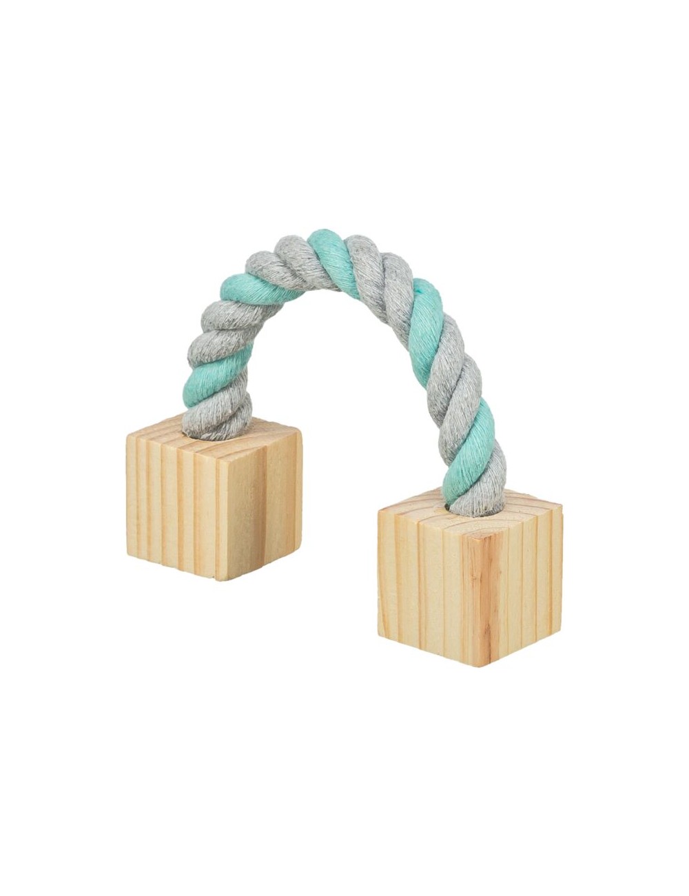 TRIXIE - Cubes avec Corde pour Jouer et Grignoter