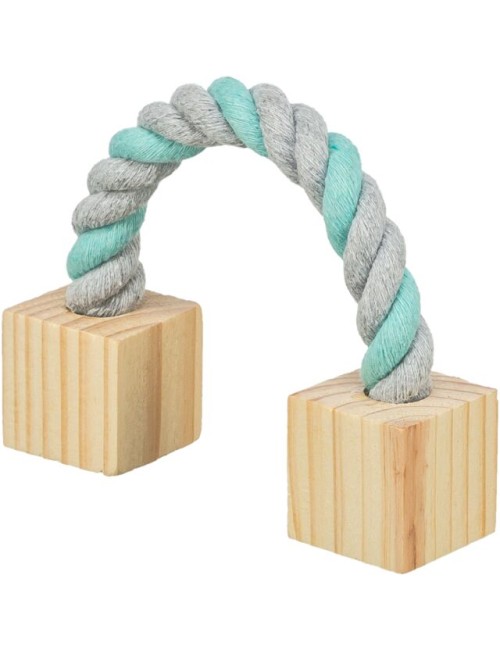 TRIXIE - Cubes avec Corde pour Jouer et Grignoter
