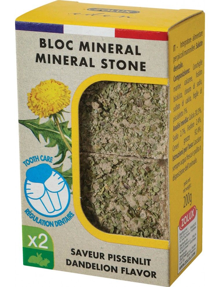 ZOLUX - Dandelion Mineral Gnawing Stone
