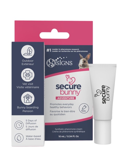 SecureBunny Adventure - Crème spot-on à base de phéromones pour lapin