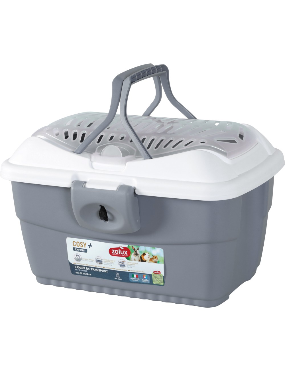 ZOLUX - Panier de transport "Cosy+" pour lapin et rongeur