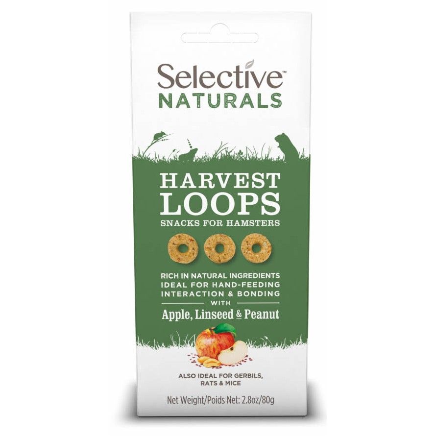 NATURALES SELECTIVOS - Harvest Loops - manzana, maní y linaza