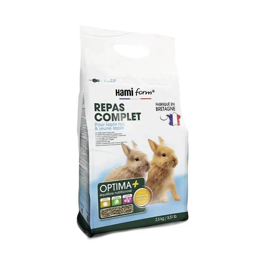 HAMIFORM - Optima+ Conejo de Juguete y Conejito 2,5kg HAMIFORM - Optima+ Conejo de Juguete y Conejito 2,5kg