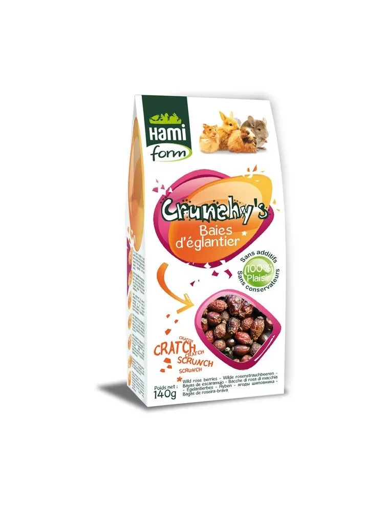 HAMIFORM - Crunchy's - Bacche di rosa canina per Roditori