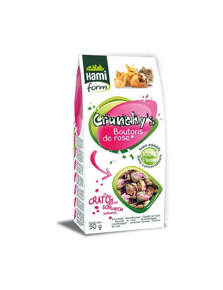 HAMIFORM - Crunchy's - Rosenknospen für Nagetiere
