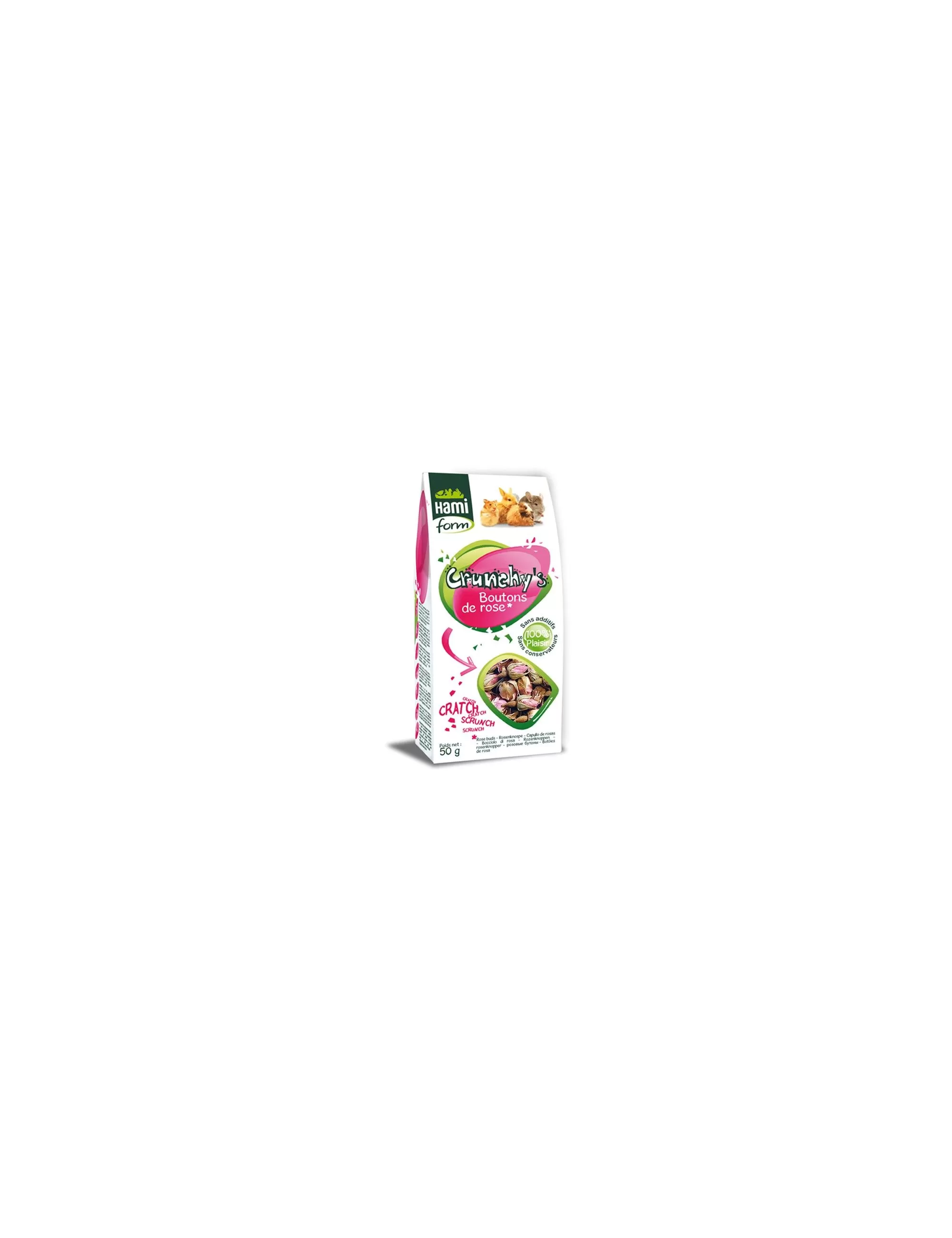 HAMIFORM - Crunchy's - Boutons de Roses pour Rongeurs HAMIFORM - Crunchy's - Boutons de Roses pour Rongeurs