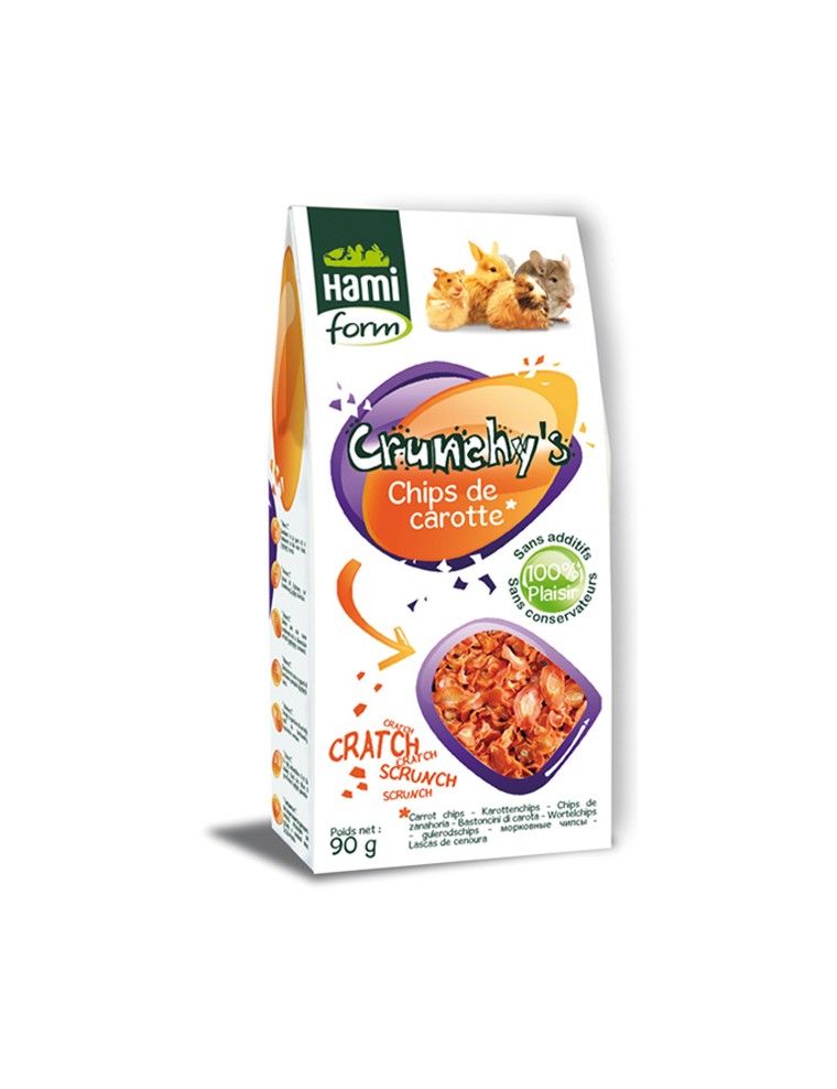 HAMIFORM - Crunchy's - Carrot Chips for Rodents
