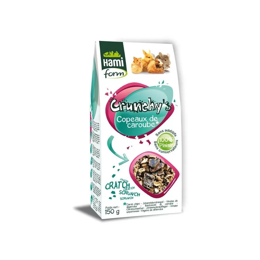 HAMIFORM - Crunchy's - Trucioli di Carruba per Roditori HAMIFORM - Crunchy's - Trucioli di Carruba per Roditori