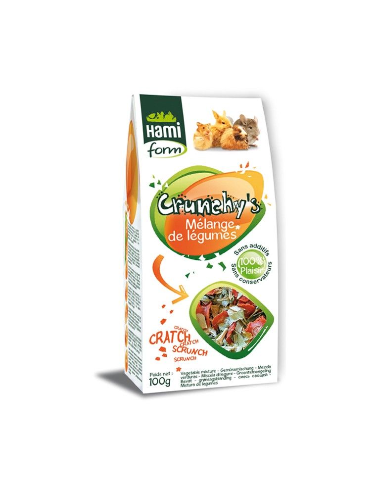 HAMIFORM - Crunchy's - Mistura de Vegetais para Roedores