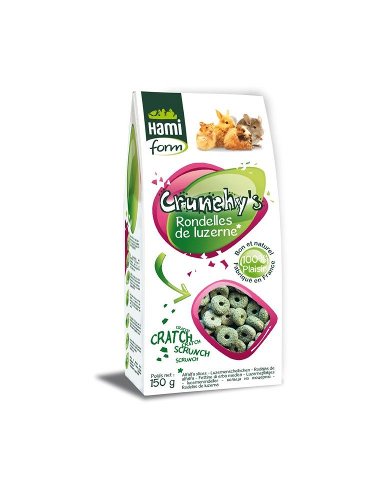 HAMIFORM - Crunchy's - Alfalfa-Runden für Nagetiere