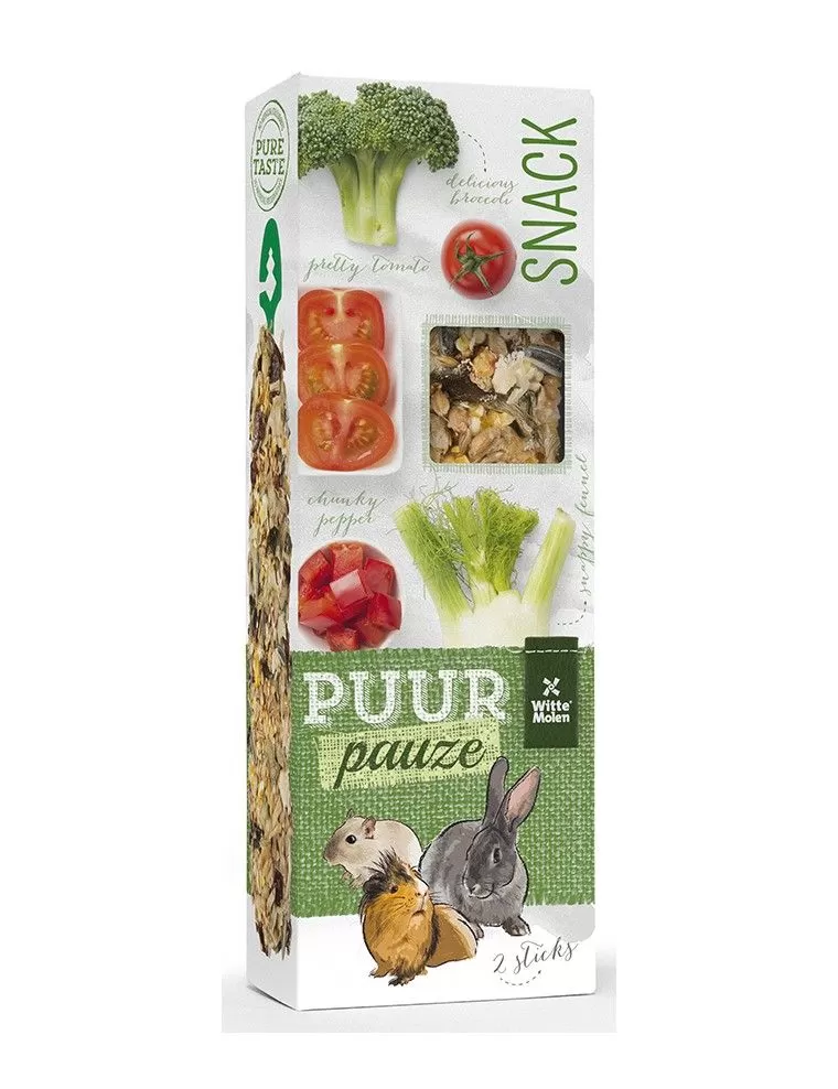 WITTE MOLEN - Puur Pauze Sticks Brócoli y Tomate