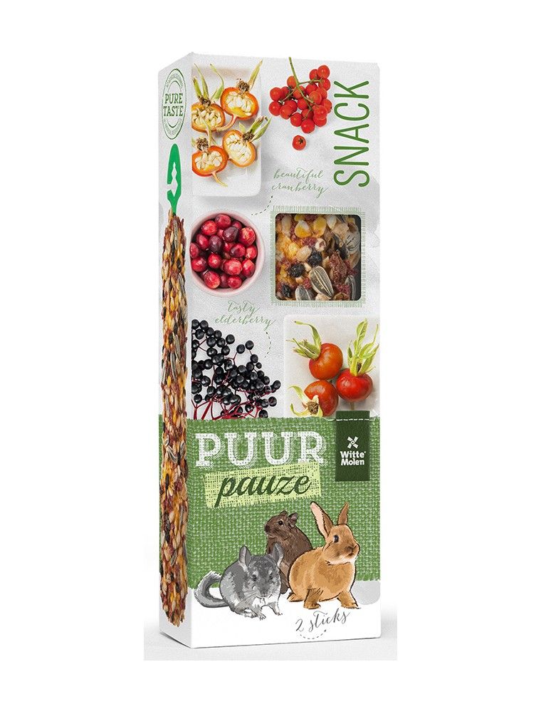 WITTE MOLEN - Puur Pauze Sticks Frutti Di Bosco