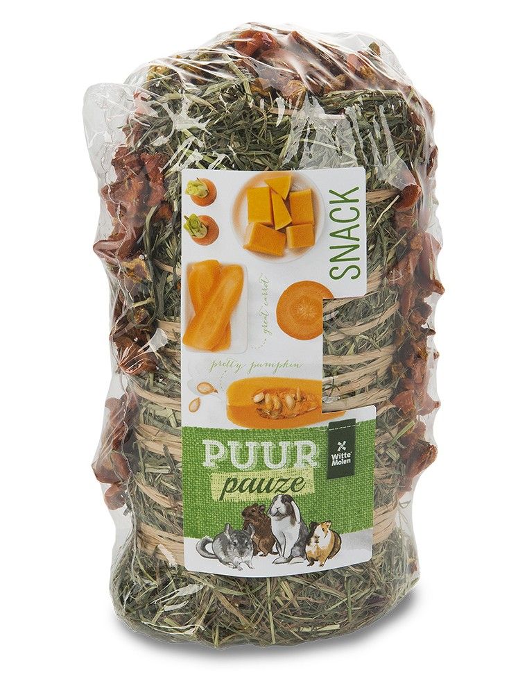 WITTE MOLEN - Puur Pauze Carrot & Pumpkin Hay Bale