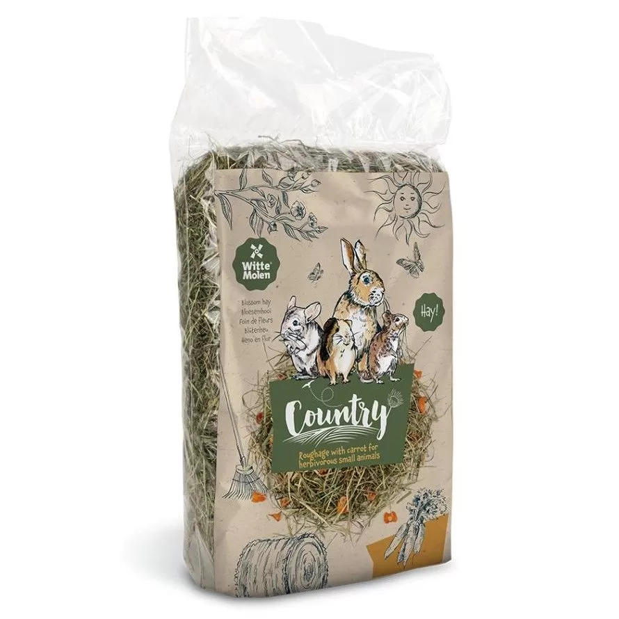 WITTE MOLEN - Heno de flores campestres, zanahorias WITTE MOLEN - Heno de flores campestres, zanahorias