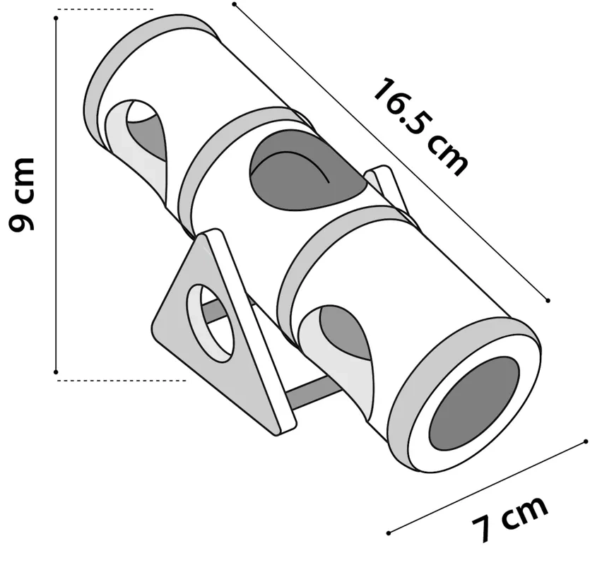 FLAMINGO - Rocking Tube for Hamster and Mouse