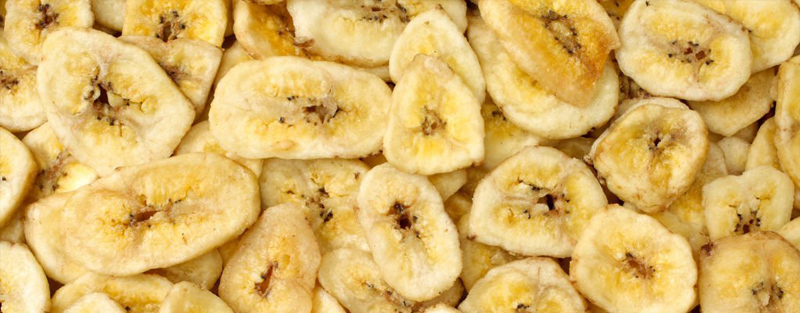 Bananenchips für Nagetiere