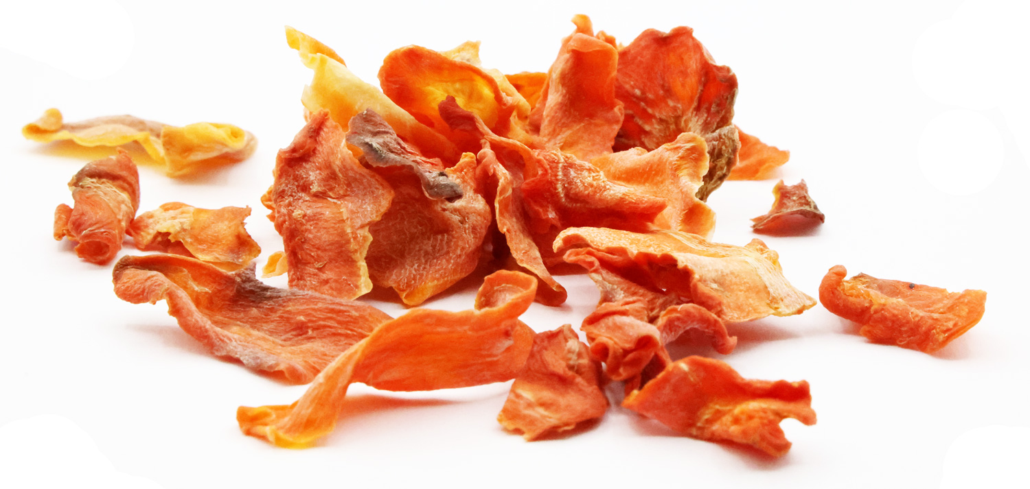 Carrot chips for rabbits and rodents
