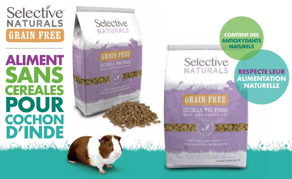 The benefits of SCIENE SELECTIVE food - Grain-free guinea pig