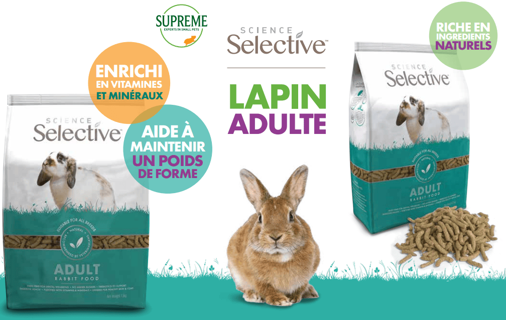 The benefits of SCIENE SELECTIVE food - Adult Rabbit
